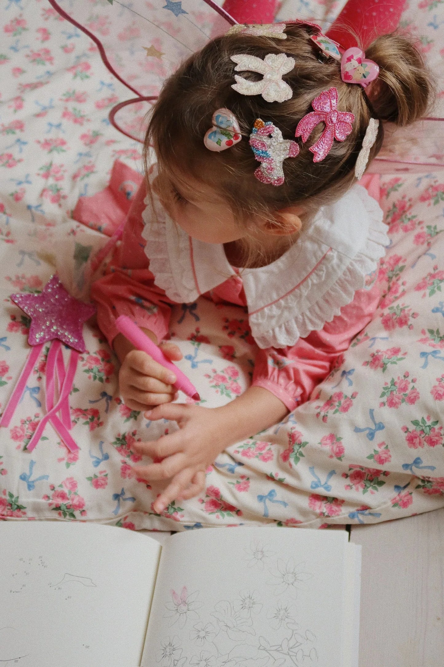 2 PACK SEQUIN BOW HAIR CLIP