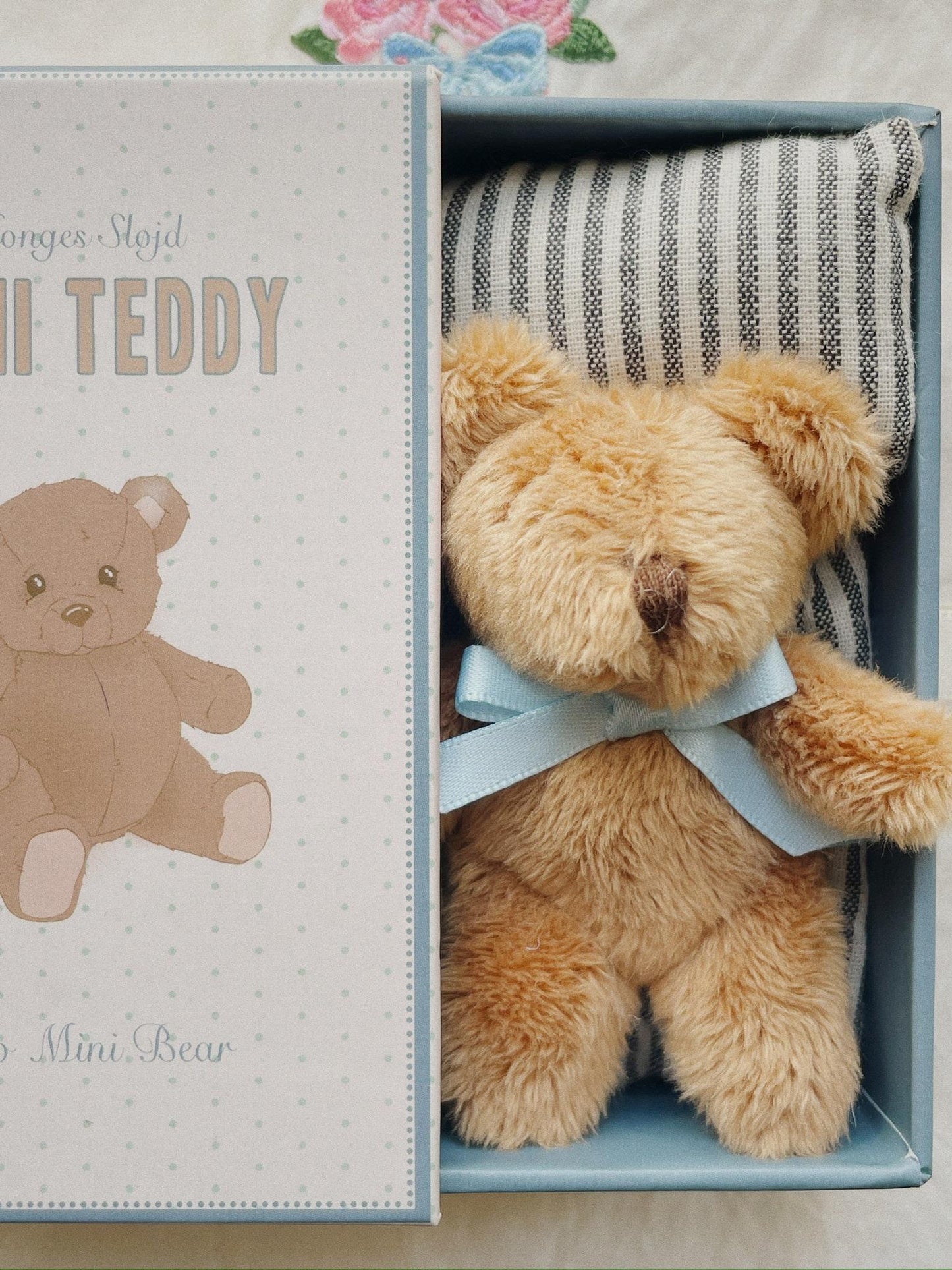 TINY TEDDY DISPLAY 12 PCS BLUE