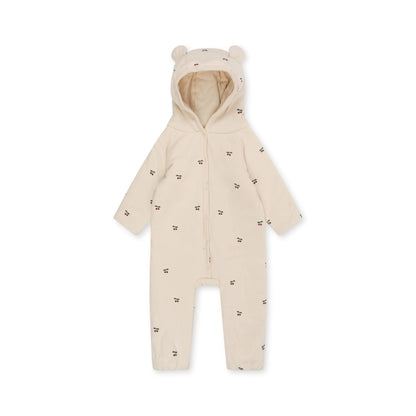 NEWBORN ONESIE WITH HOOD