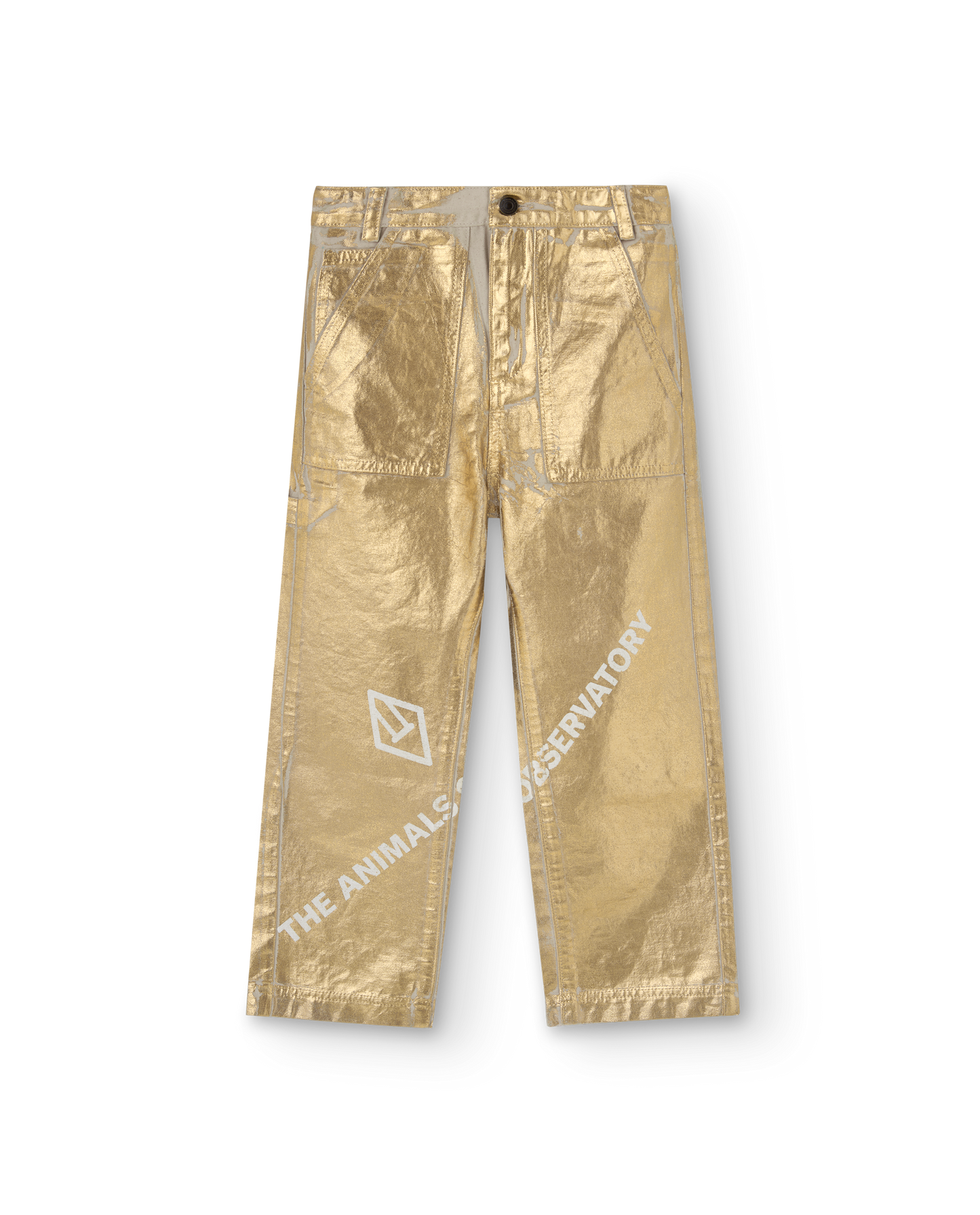 Gold Shiny Condor Pants