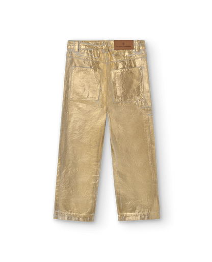 Gold Shiny Condor Pants