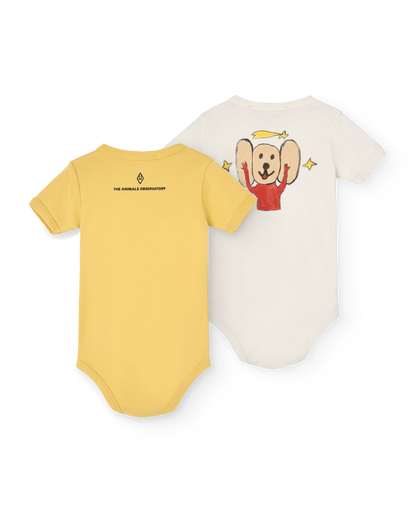 Yellow and White Chimpanzee Body Pack