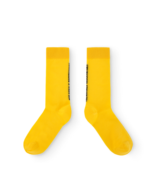 Yellow Snail Socks