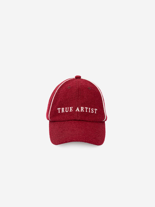 Cap in Burgundy Red