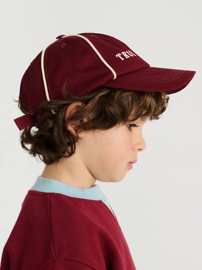 Cap in Burgundy Red