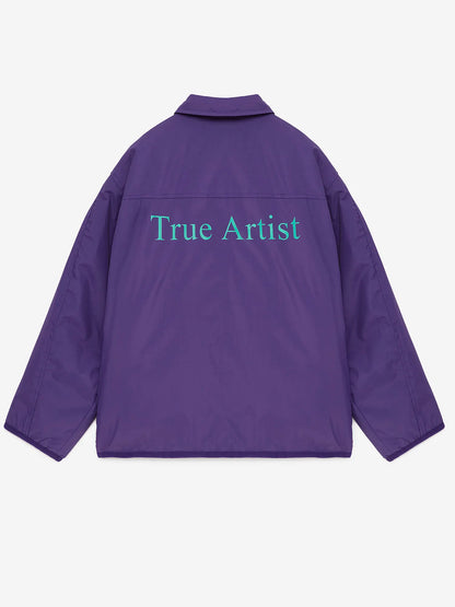Reversible Jacket in Violet Indigo