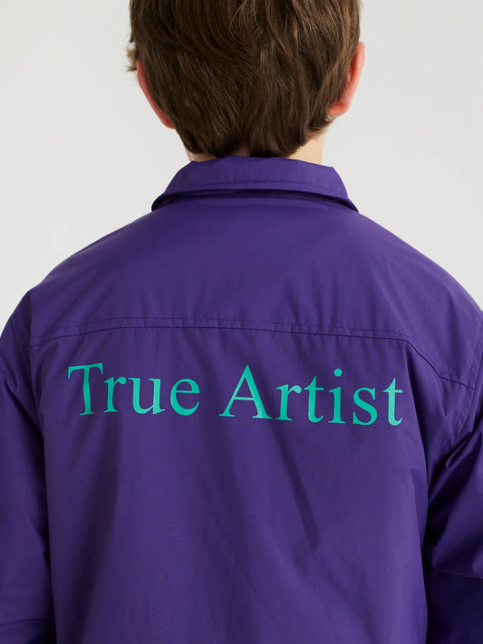 Reversible Jacket in Violet Indigo