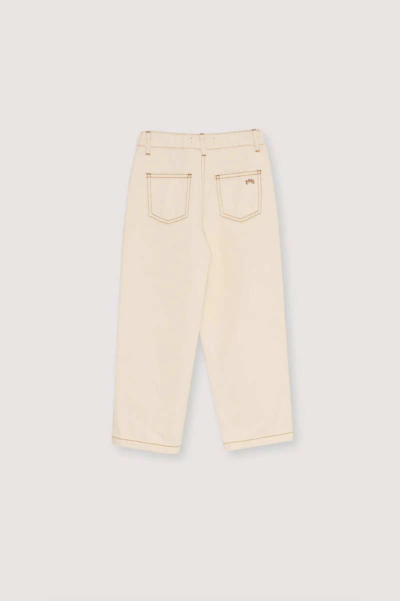 TNS Denim Baggy Pant Ecru
