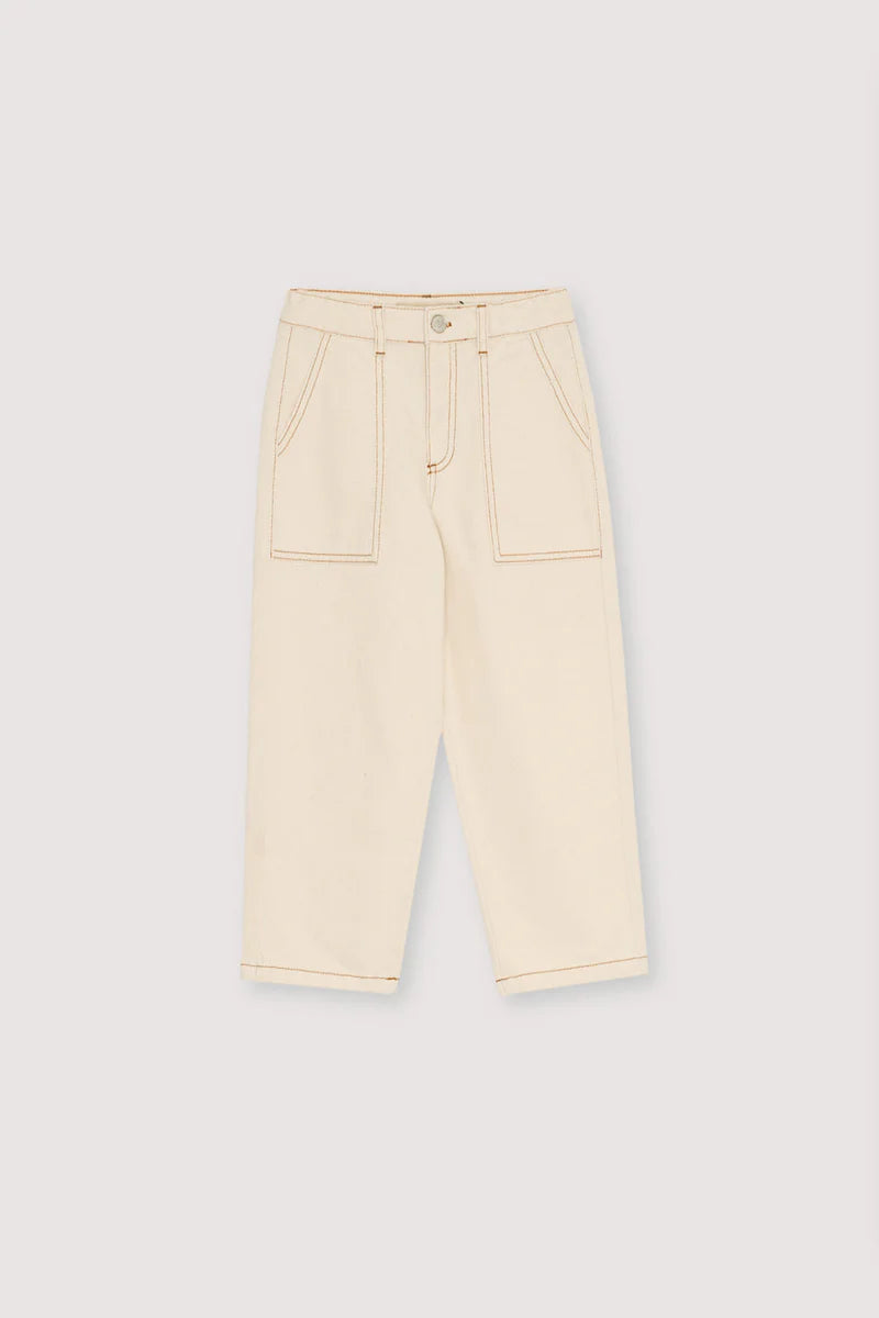 TNS Denim Baggy Pant Ecru
