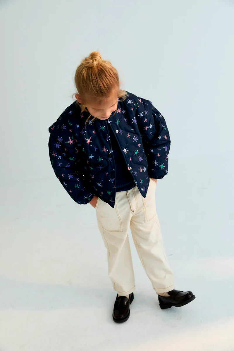 TNS Denim Baggy Pant Ecru
