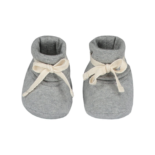 Baby Ribbed Booties grey