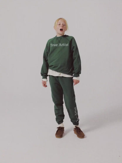 Sweatshirt in Verdant Green
